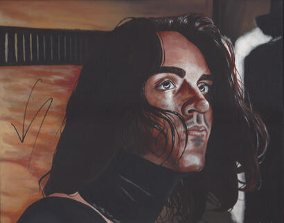 16x20" Acrylic Painting on canvas, signed by subject.