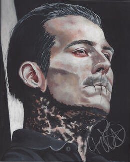 16x20" Acrylic Painting on canvas, signed by subject.