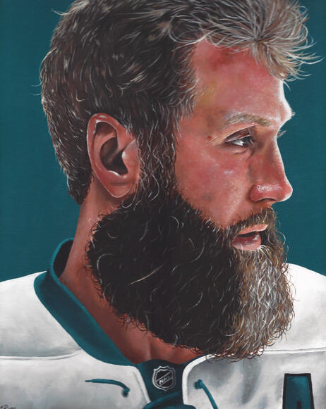 Joe thornton - 16x20"