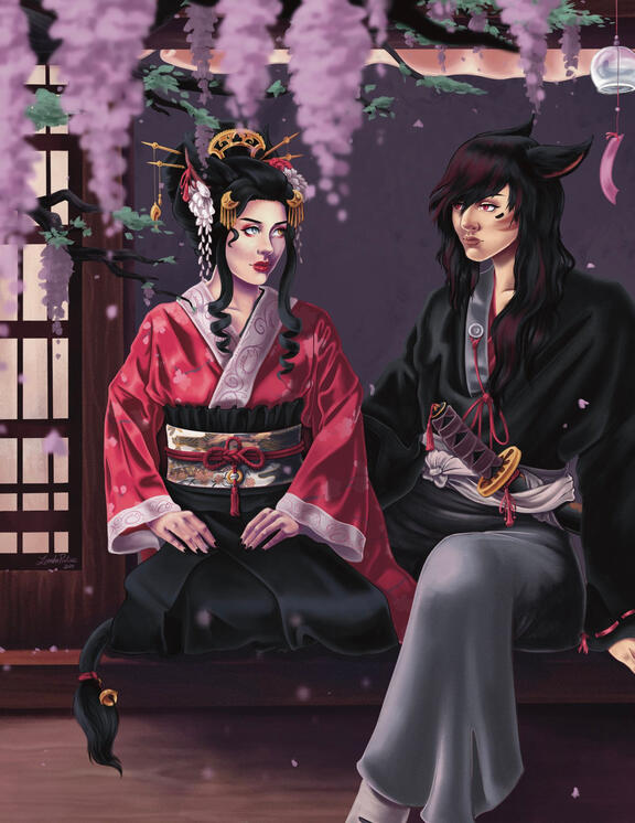 Final Fantasy XIV inspired illustration