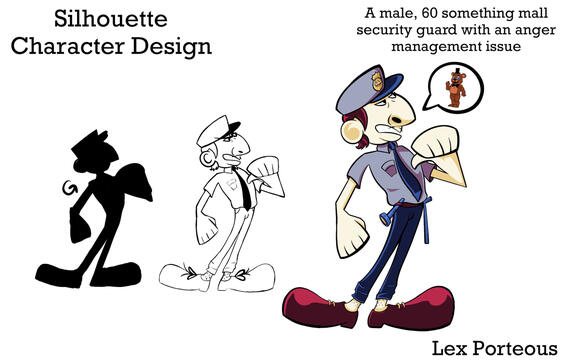 silhouette character design
