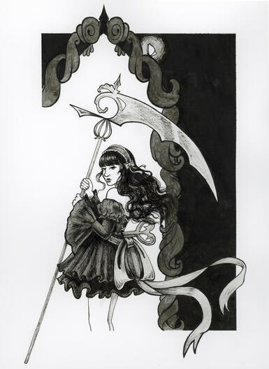 Philia - 8x10" ink