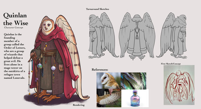 Quinlan the Wise Concept Sheet